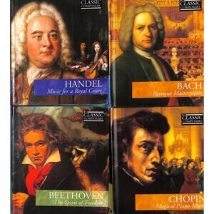 Classic Composers - Handel, Bach, Beethoven and Chopin CD 4 Disc